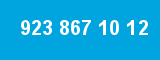 923 867 10 12 923 867 10 12